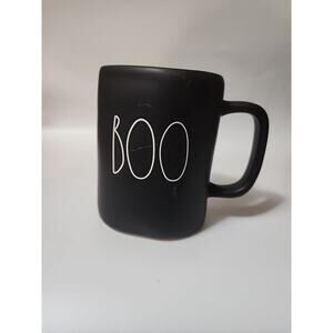 Rae Dunn Artisian Collection By Magenta BOO Black White Halloween